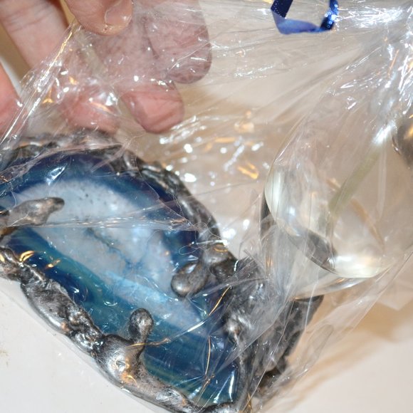 Blue Rock, Granite Slice, Blue Stone, Blue Crystal, Blue Granite, Rock Art, Rock - Picture 2 of 12